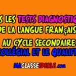 Toutes les évaluations diagnostiques de la langue française au cycle collégial et qualifiant